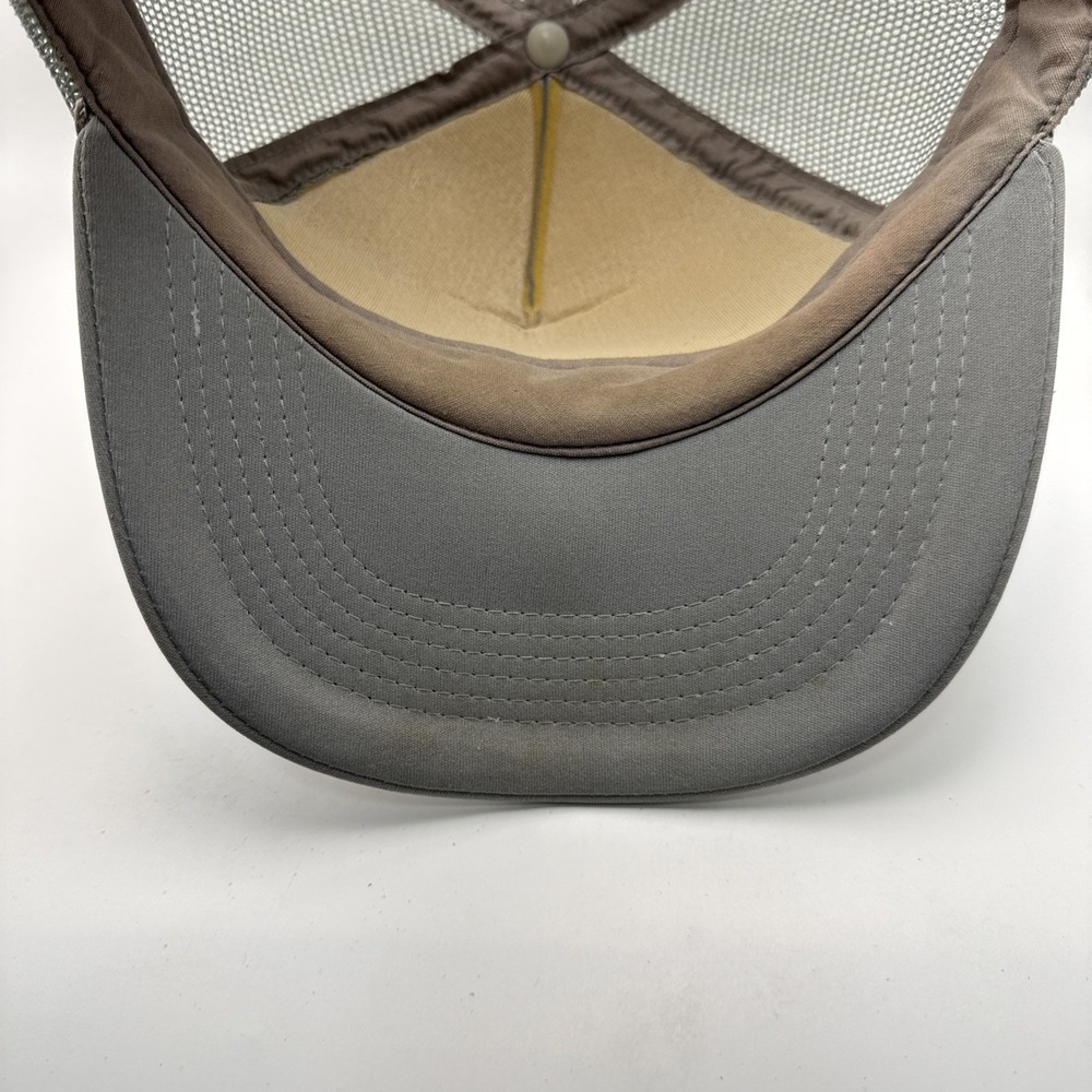 Vintage Hurley Engineering Grey Trucker Hat SnapBack - Picture 6 of 11
